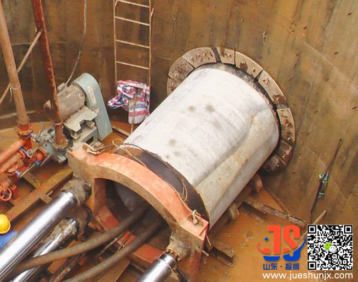 泥水平衡顶管机在山西太原污水管道顶管施工