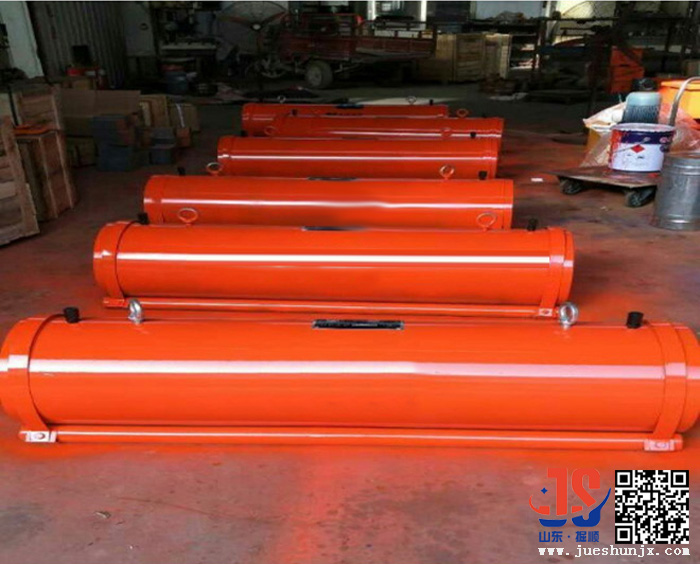 小型液压顶管机喷漆完成