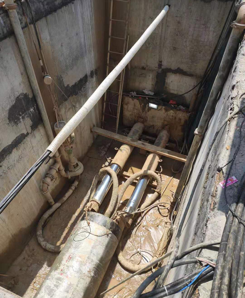 日照污水管道铺设采用泥水平衡顶管机顺利完工